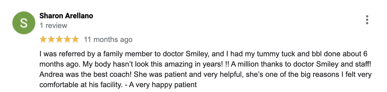 dr smiley - best palstic surgeon in beverly hills review