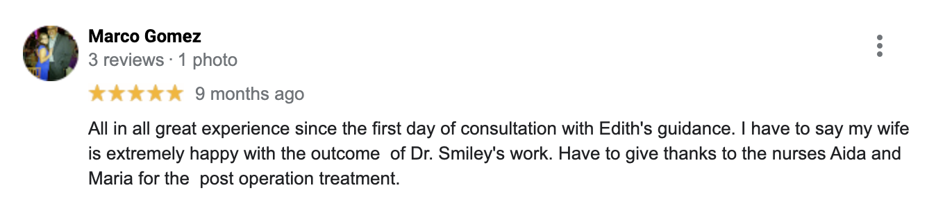 dr smiley - best palstic surgeon in beverly hills review